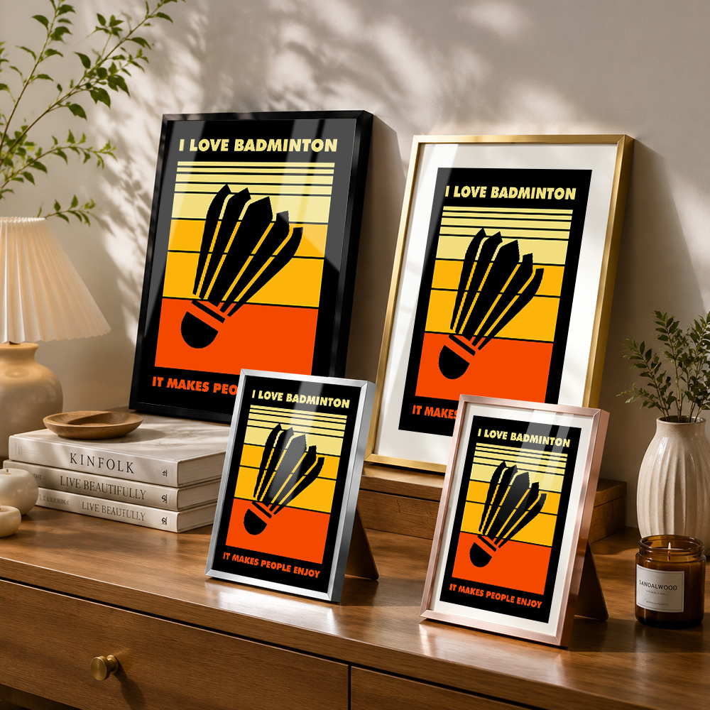 알루미늄 합금 프레임의 배드민턴 메탈 포스터, 맞춤형  - Badminton Poster 리뷰 및 가격