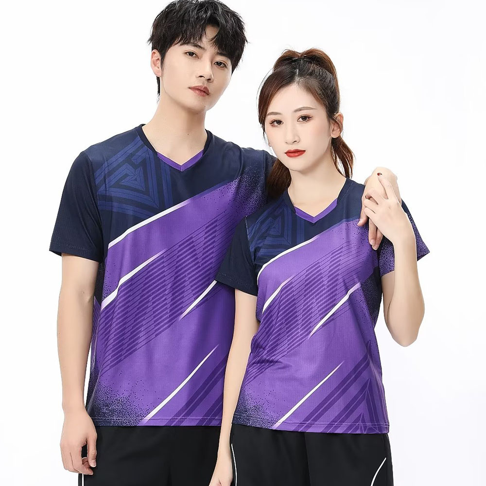 남녀공용 테니스 탁구 티셔츠, 반팔 스포츠 상의, 빠른 - Badminton Wallpaper 리뷰 및 가격