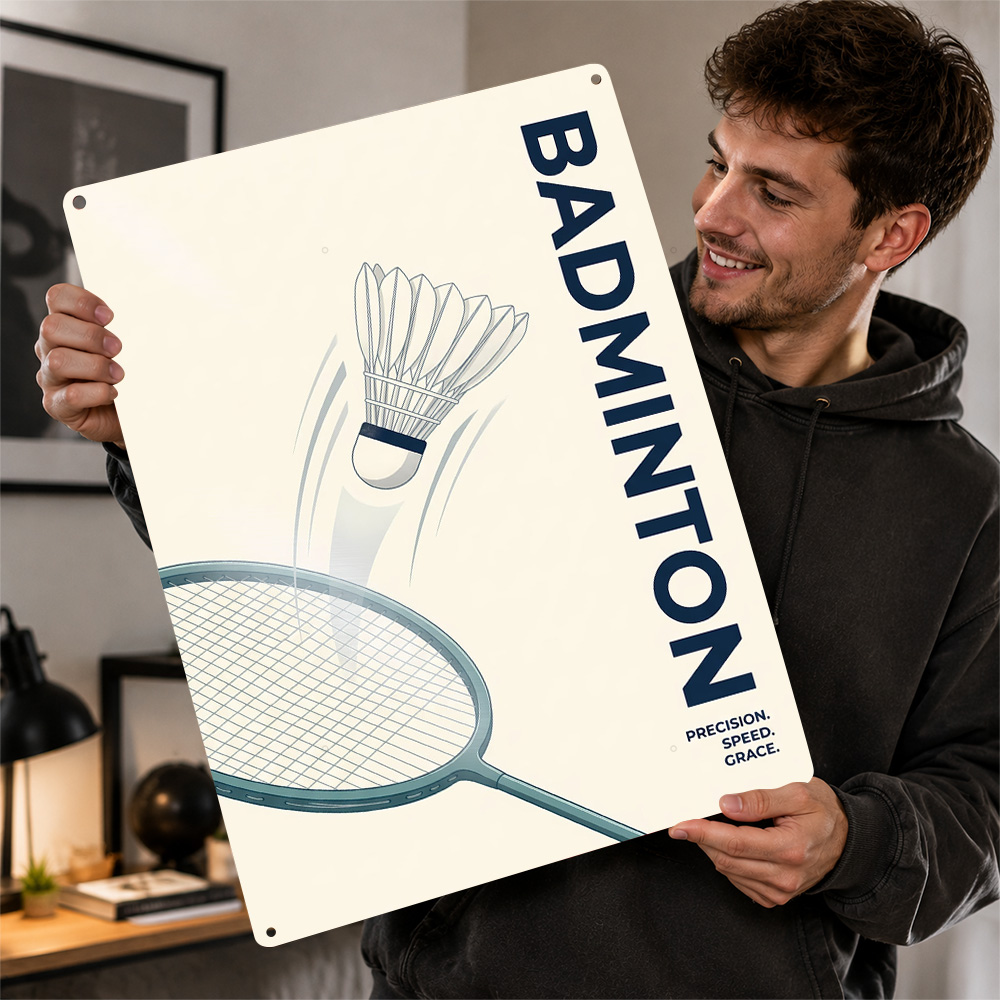 미니멀리스트 배드민턴 스포츠 포스터 레트로 3D 프린팅 - Badminton Poster 리뷰 및 가격